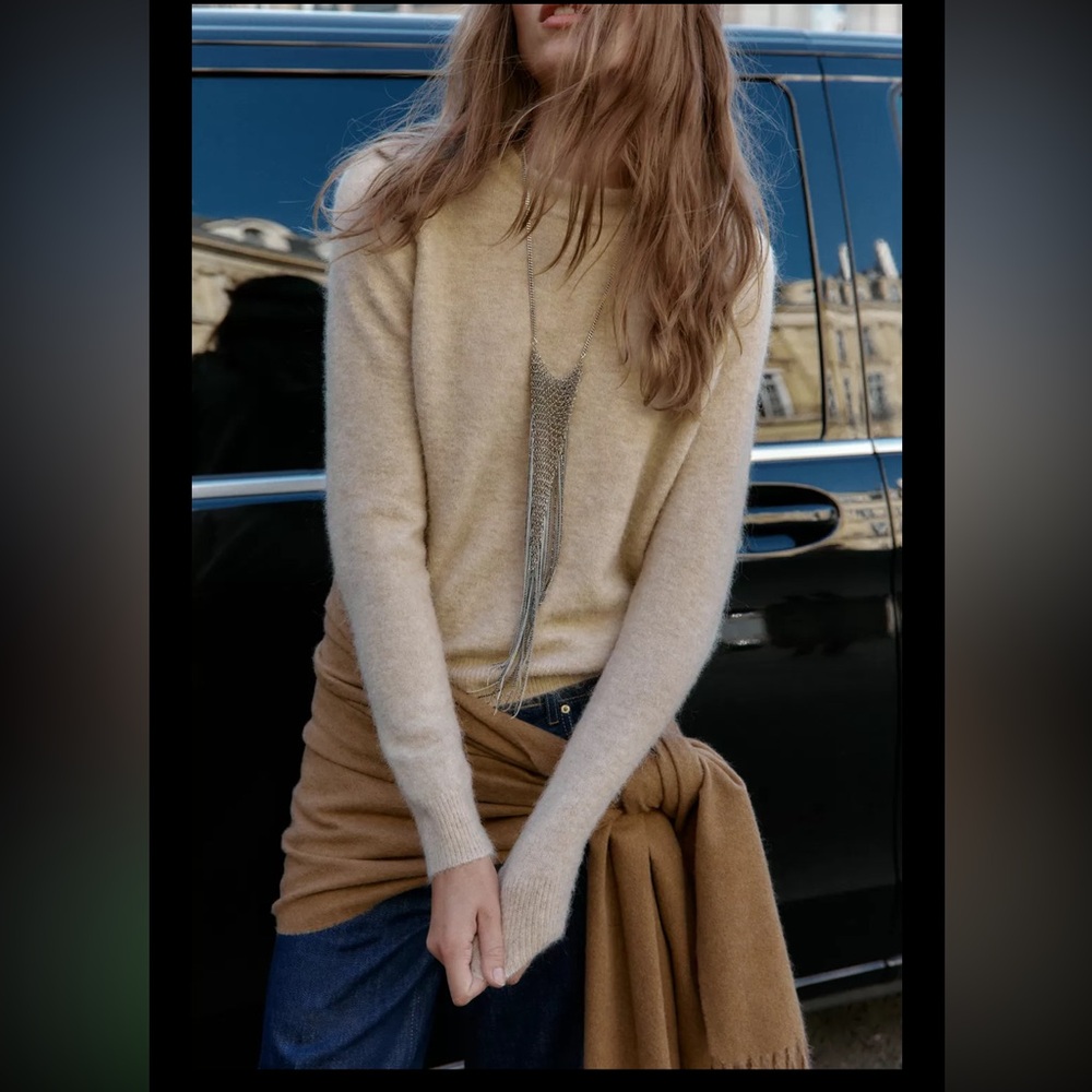 Zara wool and alpahaca blend sweater - Picture 3 of 13